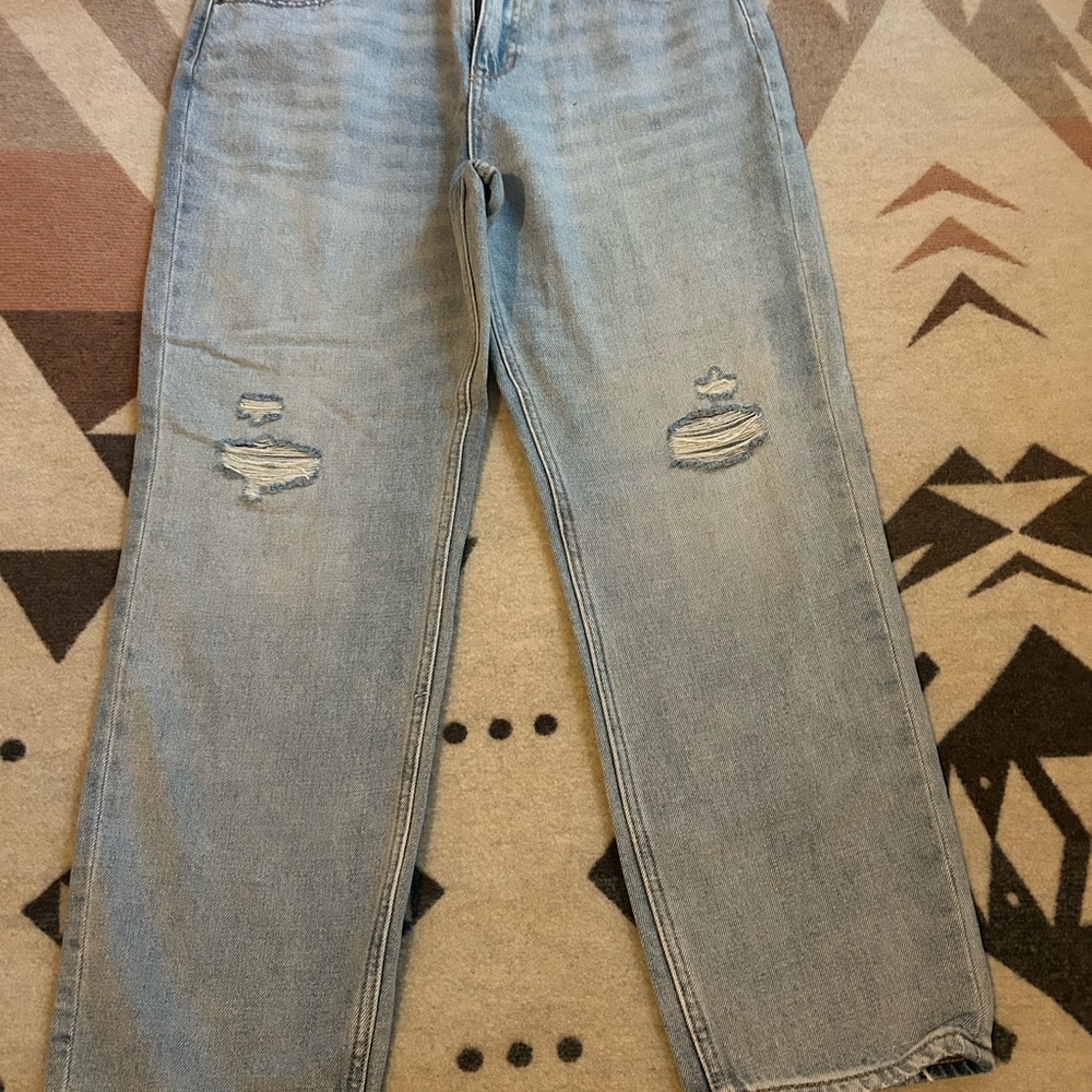 Old Navy Light Blue Straight Leg Jeans